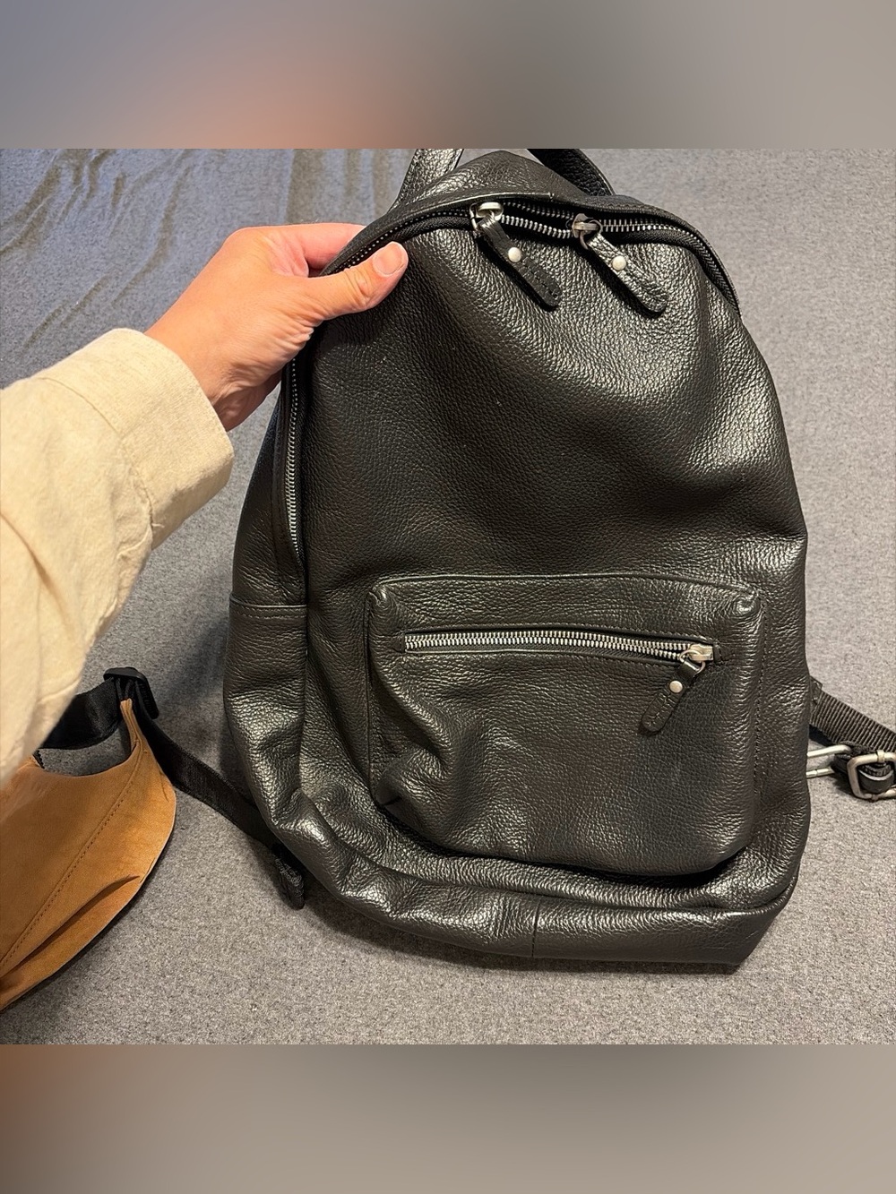 American Eagle Leather Backpack - Picture 3 of 3